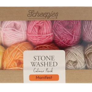 Scheepjes Stone Washed colour pack 10x25 g - Manifest